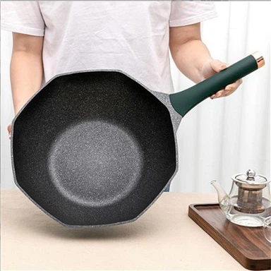 Kuchenka Indukcyjna Gazowa Gotowanie Aluminiowy Wok